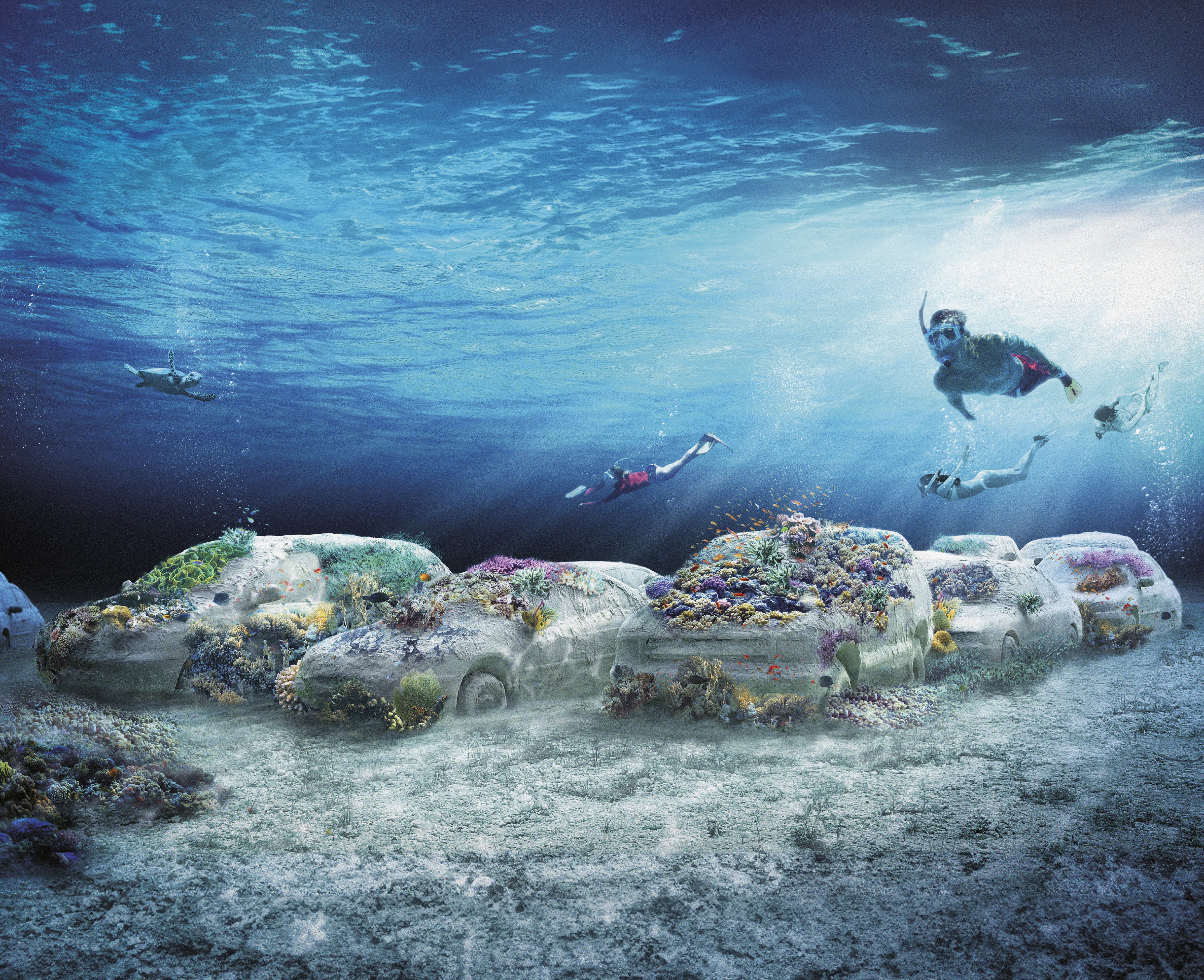 The first phase of the Reefline project will be Leandro Ehrlich